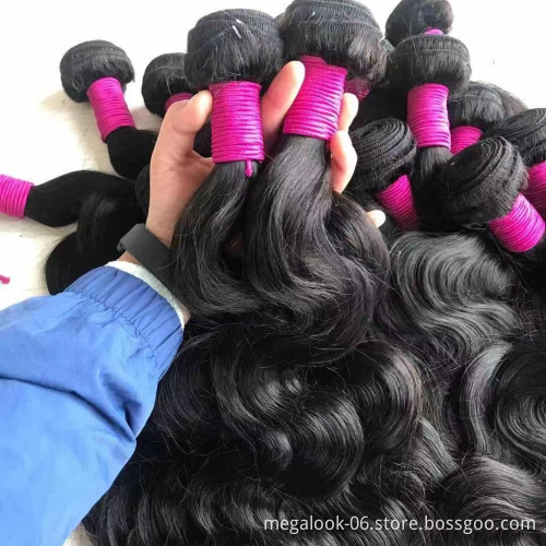 Raw Cuticle Aligned Hair,10A Grade Human Hair Weave Bundles Vendors , Mink Brazilian Hair unprocessed virgin hair bulk wholesale